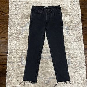 Stovepipe Jeans in Banberry Wash: Raw-Hem Edition